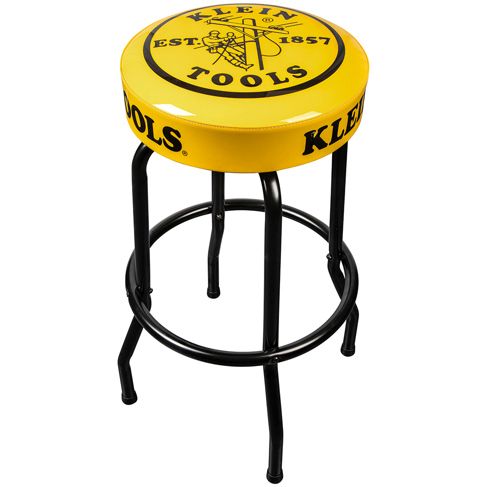 Product image for KLEIN MBD00135 COUNTER STOOL, SWIVEL SEAT, YELLOW, 14-INCH BY 30-INCH